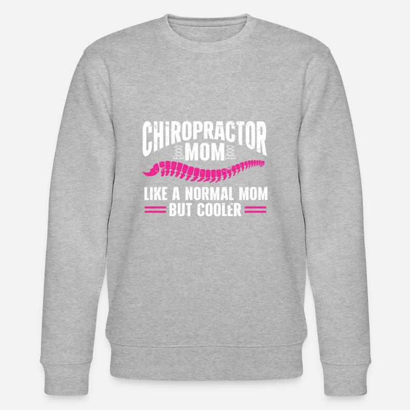 Chiropraktiker Chiropraktik - Stanley/Stella Unisex Bio-Sweatshirt CHANGER - Grau meliert