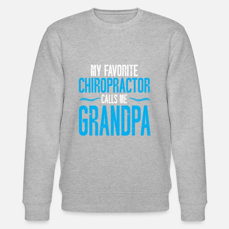 Chiropractor Chiropractic - Stanley/Stella CHANGER Unisex Organic Sweatshirt - heather grey