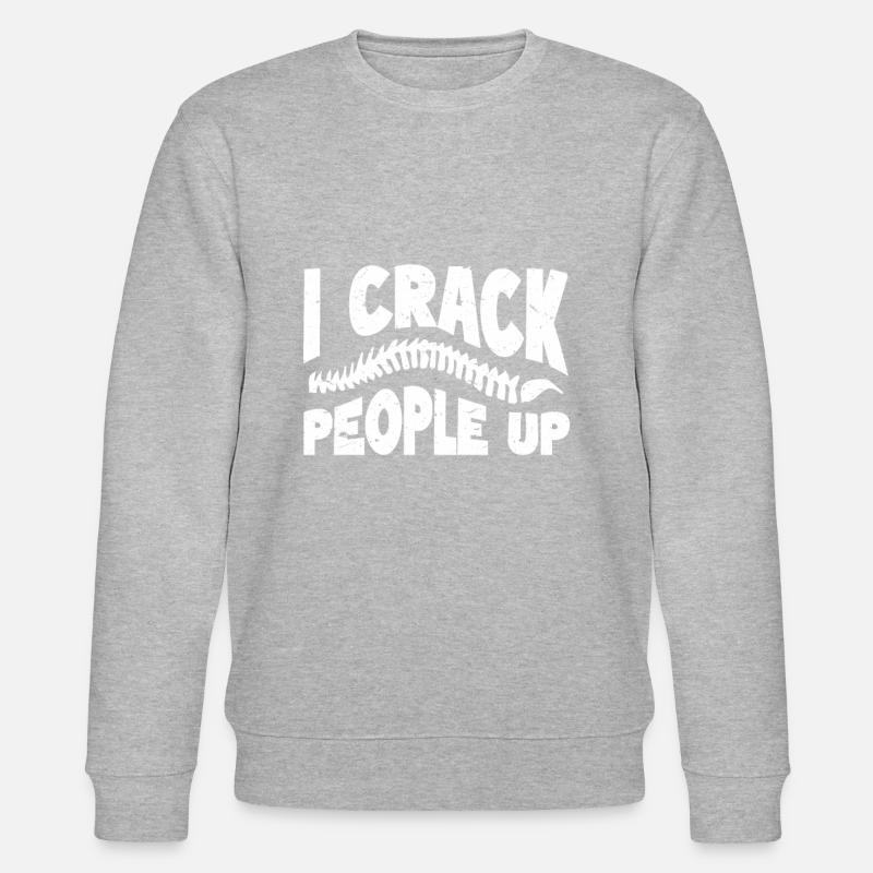 Chiropractor Chiropractic - Stanley/Stella CHANGER Unisex Organic Sweatshirt - heather grey