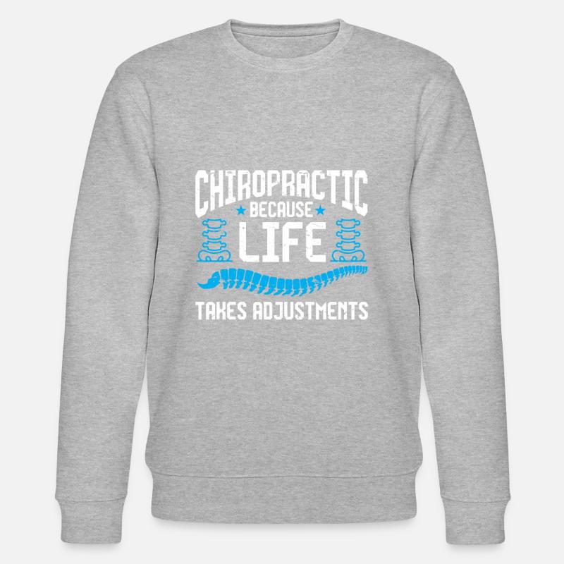 Chiropraktiker Chiropraktik - Stanley/Stella Unisex Bio-Sweatshirt CHANGER  - Grau meliert
