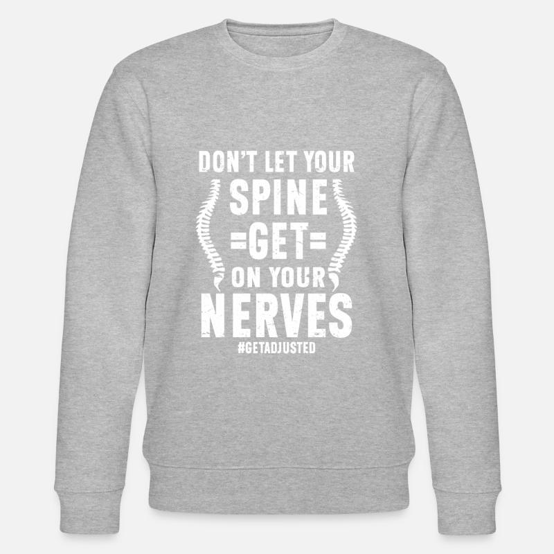 Chiropractor Chiropractic - Stanley/Stella CHANGER Unisex Organic Sweatshirt - heather grey