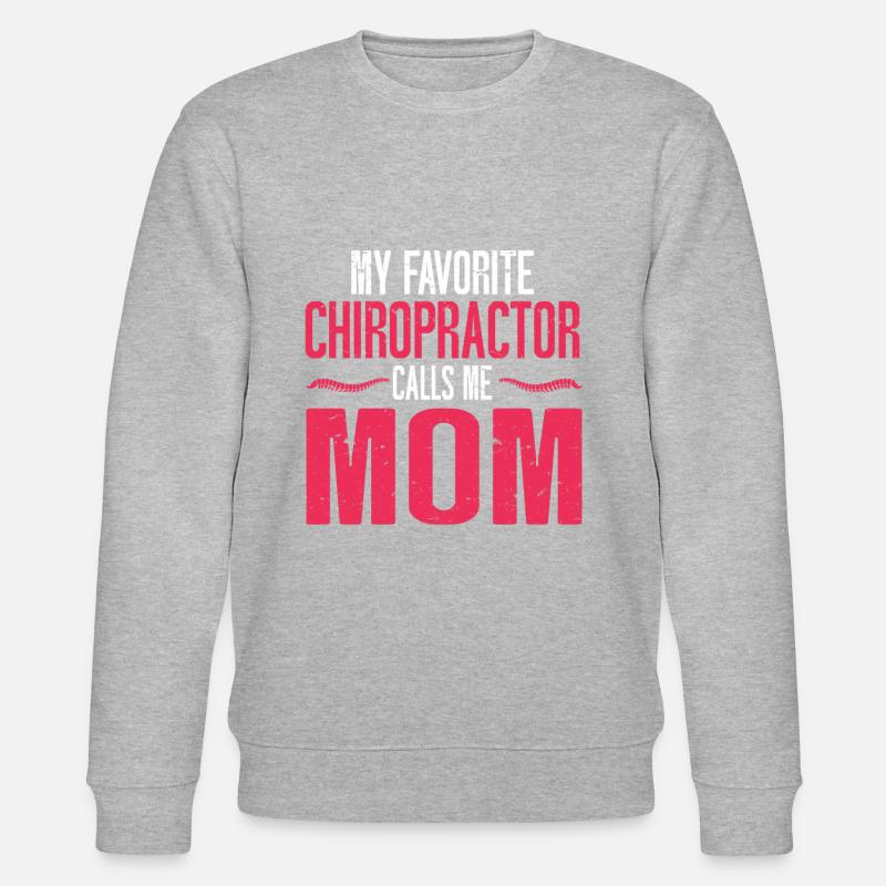Chiropractor Chiropractic - Stanley/Stella CHANGER Unisex Organic Sweatshirt - heather grey