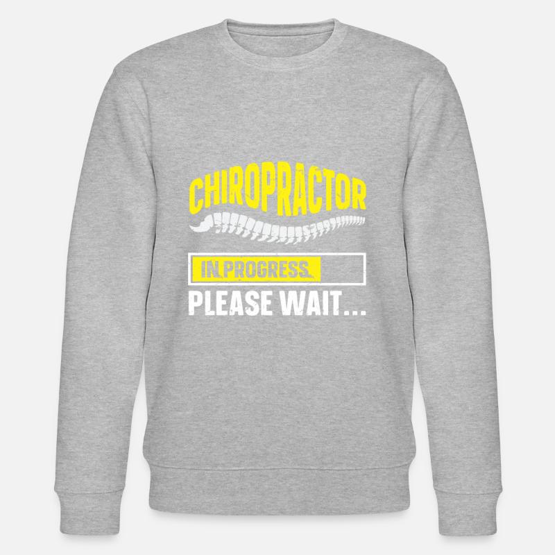 Chiropraktiker Chiropraktik - Stanley/Stella Unisex Bio-Sweatshirt CHANGER  - Grau meliert