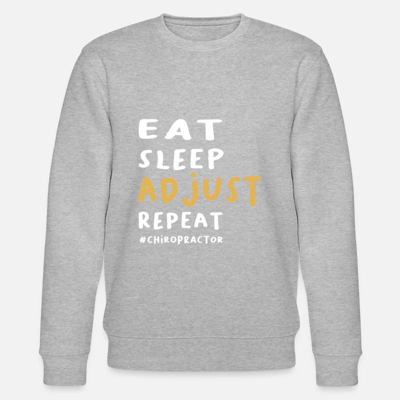 Chiropraktiker Chiropraktik - Stanley/Stella Unisex Bio-Sweatshirt CHANGER  - Grau meliert
