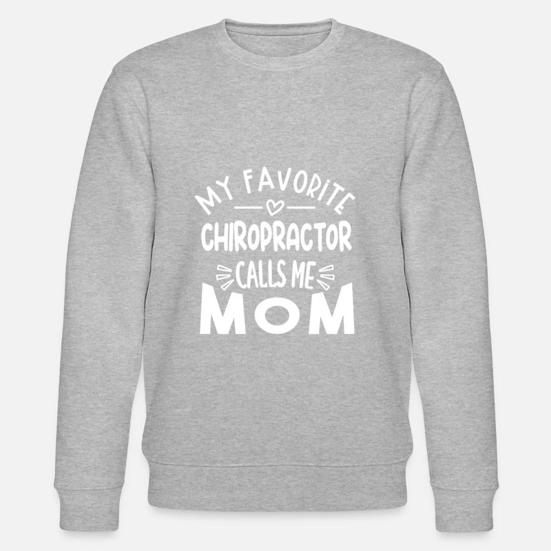 Chiropractor Chiropractic - Stanley/Stella CHANGER Unisex Organic Sweatshirt - heather grey