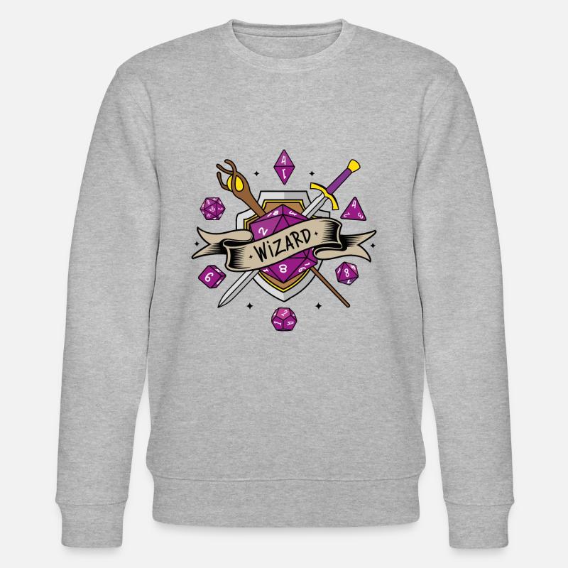 Wizard RPG - Stanley/Stella Unisex Bio-Sweatshirt CHANGER  - Grau meliert
