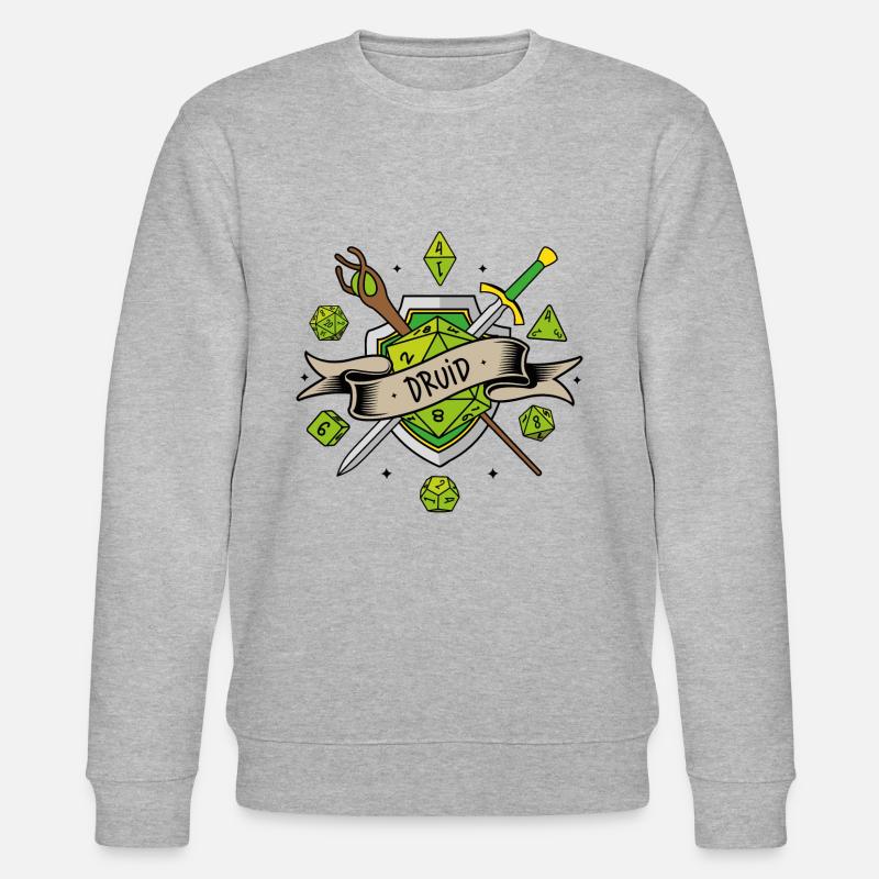 Druiden-RPG - Stanley/Stella Unisex Bio-Sweatshirt CHANGER  - Grau meliert