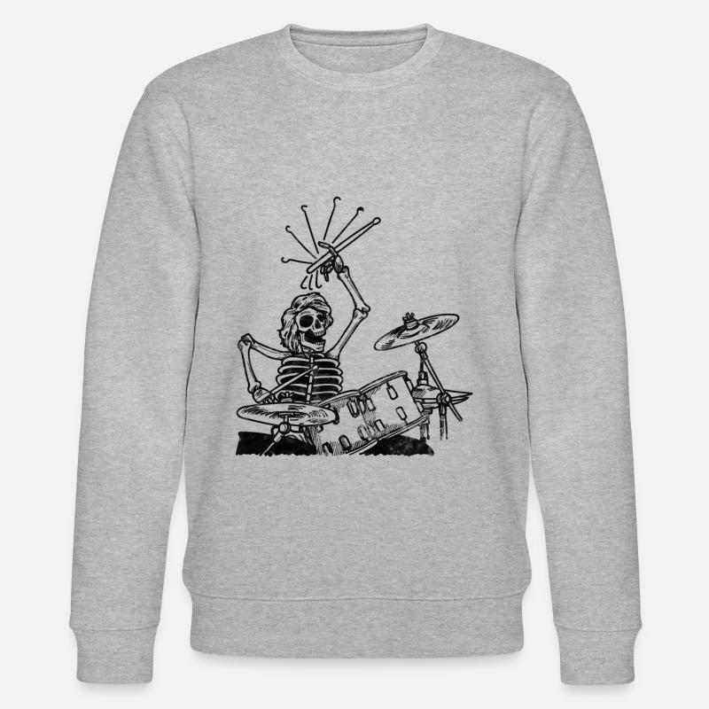 Schlagzeug - Stanley/Stella Unisex Bio-Sweatshirt CHANGER  - Grau meliert