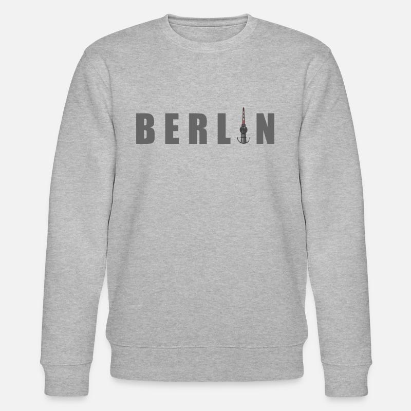 Berlin - Sweat bio CHANGER Stanley/Stella Unisexe - gris chiné