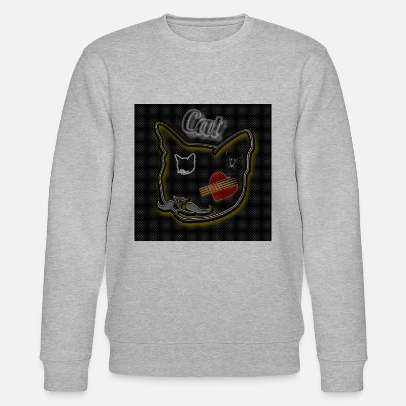 Cat - Abbild - 2023 - Stanley/Stella Unisex Bio-Sweatshirt CHANGER  - Grau meliert