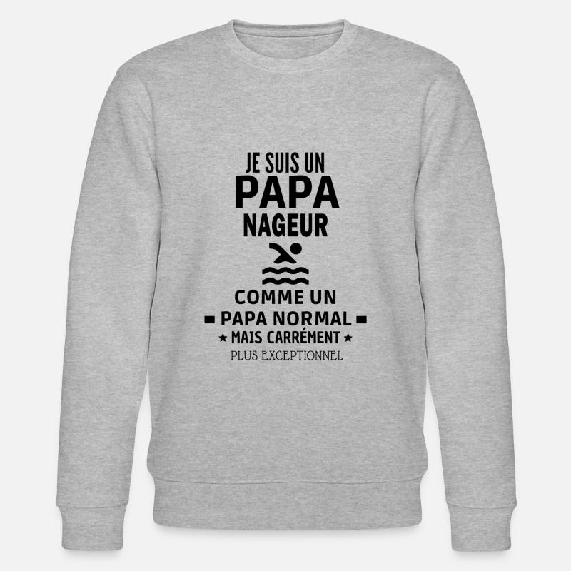 NAGEUR exceptionnel - Sweat bio CHANGER Stanley/Stella Unisexe - gris chiné