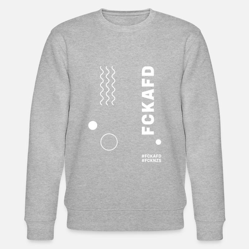 FCK AFD - Sweat bio CHANGER Stanley/Stella Unisexe - gris chiné