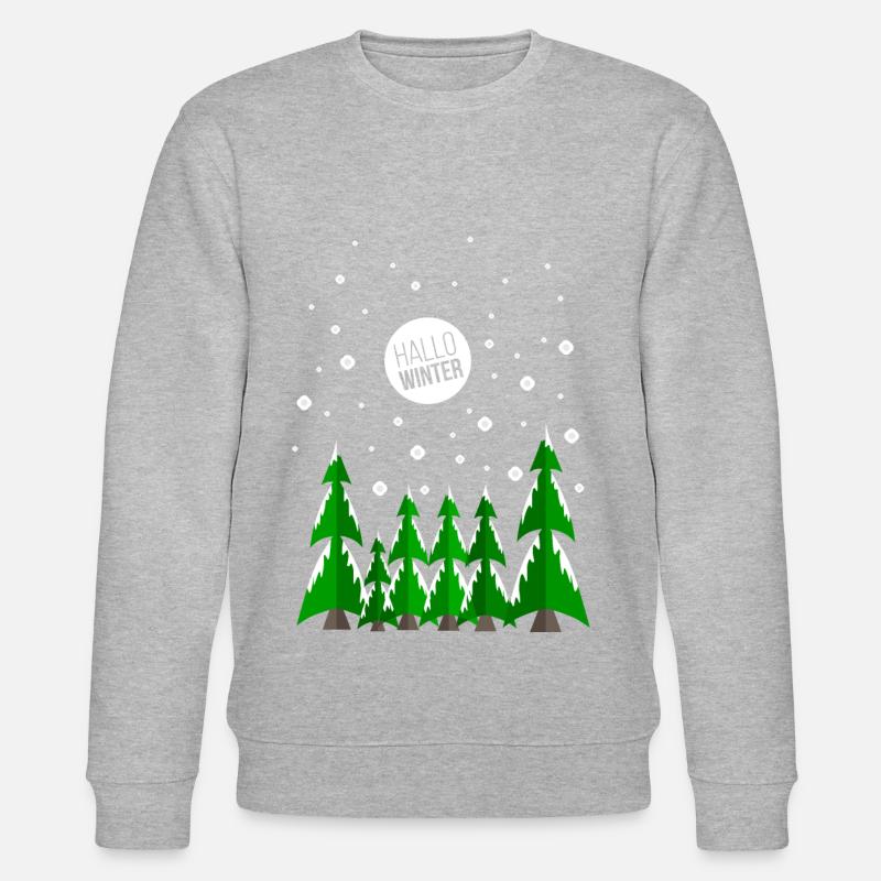 Winter - Stanley/Stella Unisex Bio-Sweatshirt CHANGER  - Grau meliert