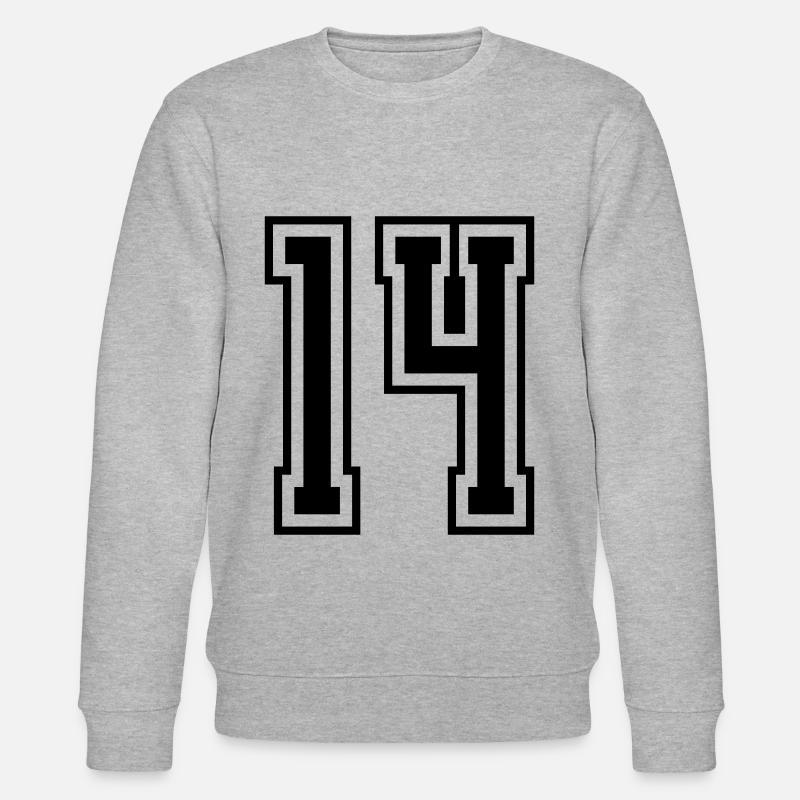 14 Numéro de numéro - Sweat bio CHANGER Stanley/Stella Unisexe - gris chiné