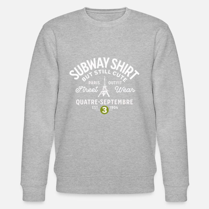 Pariser U-Bahn-Shirt 4. September - Stanley/Stella Unisex Bio-Sweatshirt CHANGER - undefined