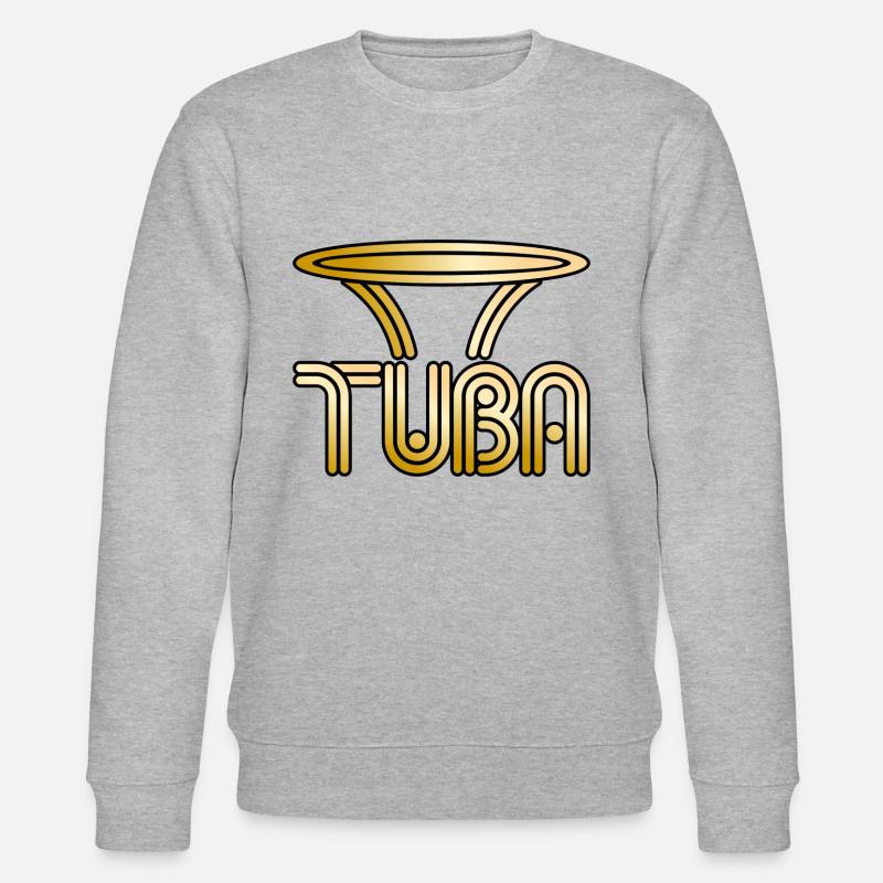 Tuba Design - Stanley/Stella Unisex Bio-Sweatshirt CHANGER  - Grau meliert