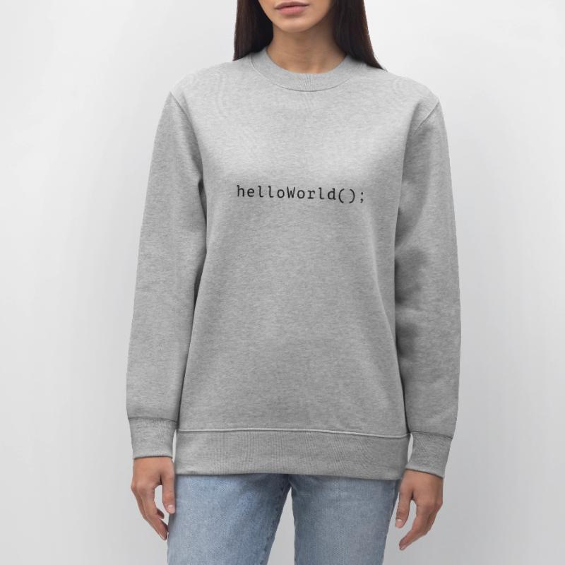 HelloWorld Programm Code Coding Informatik Stanley/Stella Unisex Bio-Sweatshirt CHANGER 