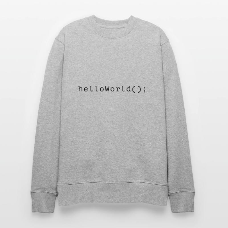 HelloWorld Programm Code Coding Informatik Stanley/Stella Unisex Bio-Sweatshirt CHANGER 