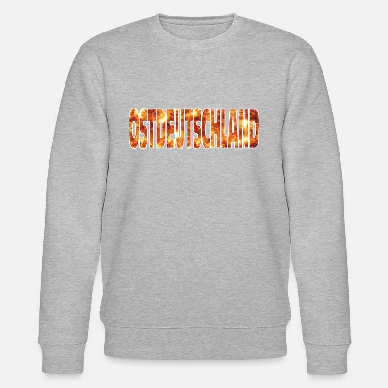 Ostdeutschland - Stanley/Stella Unisex Bio-Sweatshirt CHANGER  - Grau meliert