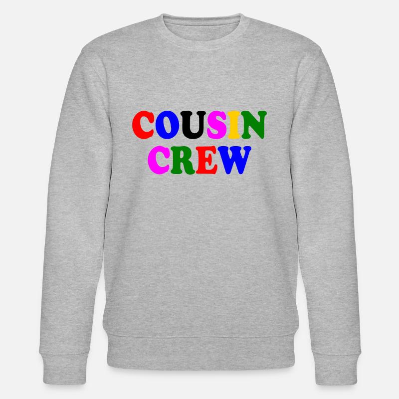 Cousin crew - Stanley/Stella Unisex Bio-Sweatshirt CHANGER  - Grau meliert