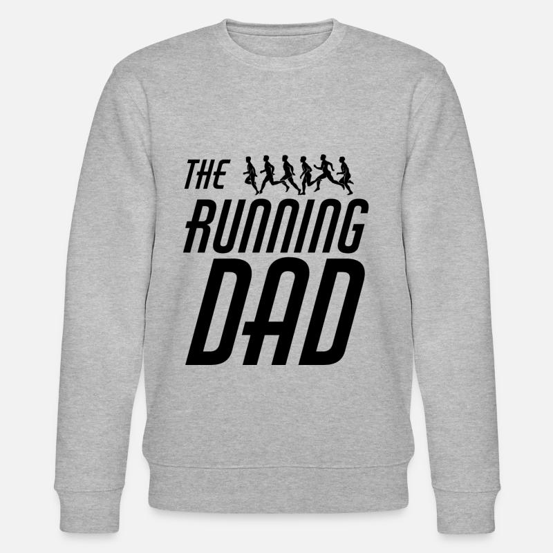 The RUNNING DAD - Sweat bio CHANGER Stanley/Stella Unisexe - gris chiné