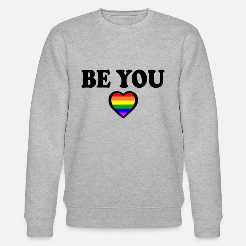 Be you - Stanley/Stella Unisex Bio-Sweatshirt CHANGER  - Grau meliert