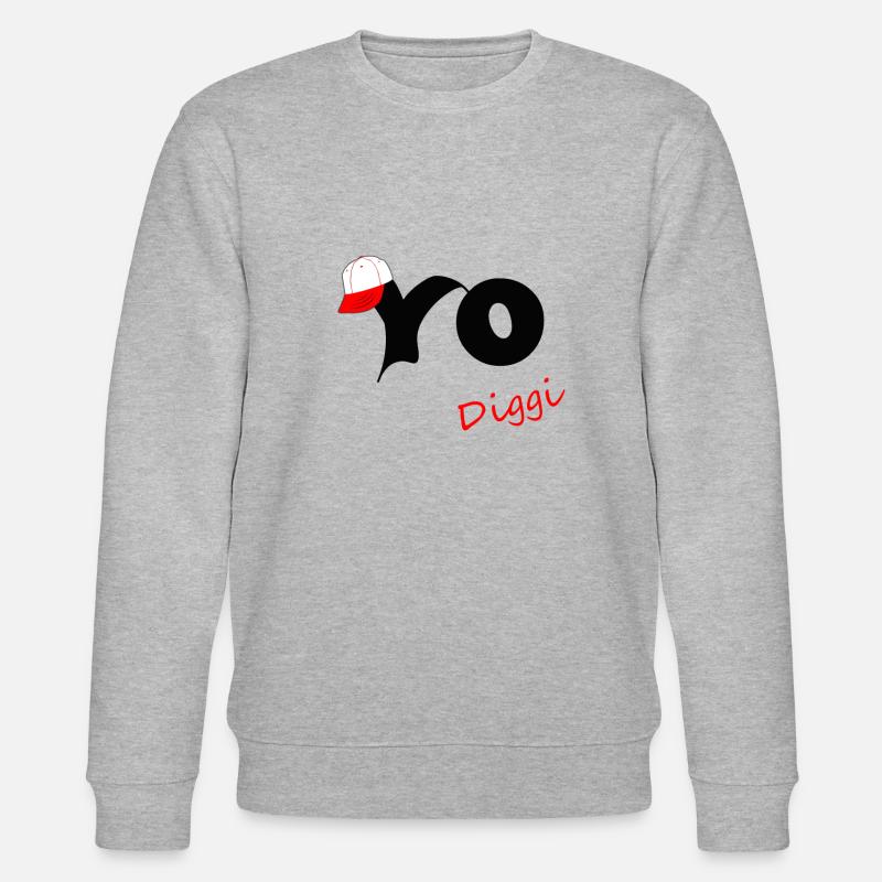 Yo Diggi - Stanley/Stella Unisex Bio-Sweatshirt CHANGER  - Grau meliert