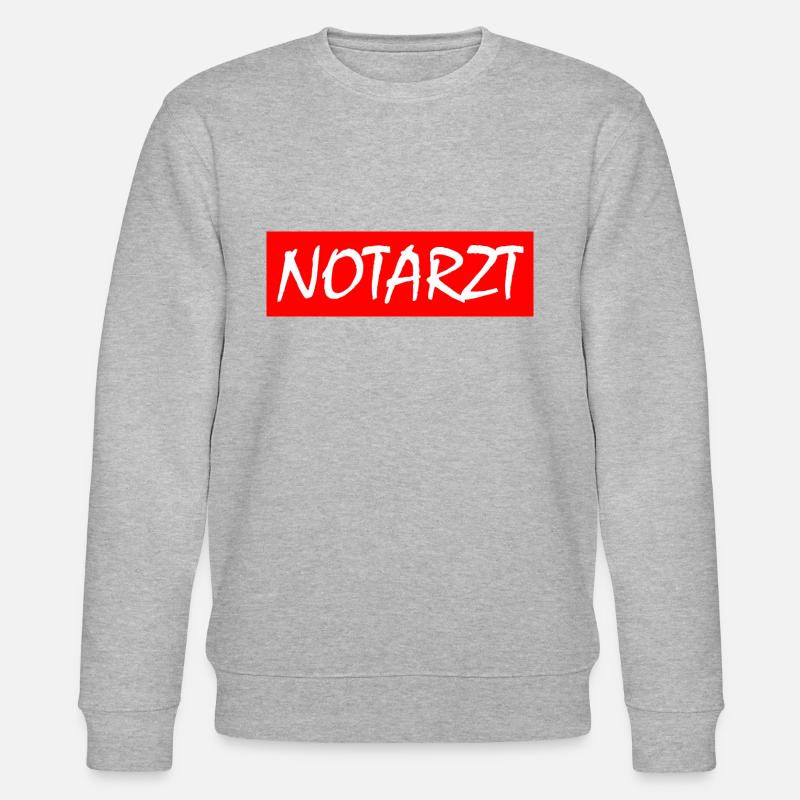 Notarzt - Stanley/Stella Unisex Bio-Sweatshirt CHANGER  - Grau meliert