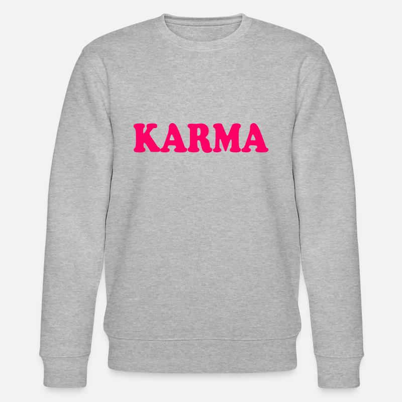 Karma - Stanley/Stella Unisex Bio-Sweatshirt CHANGER  - Grau meliert