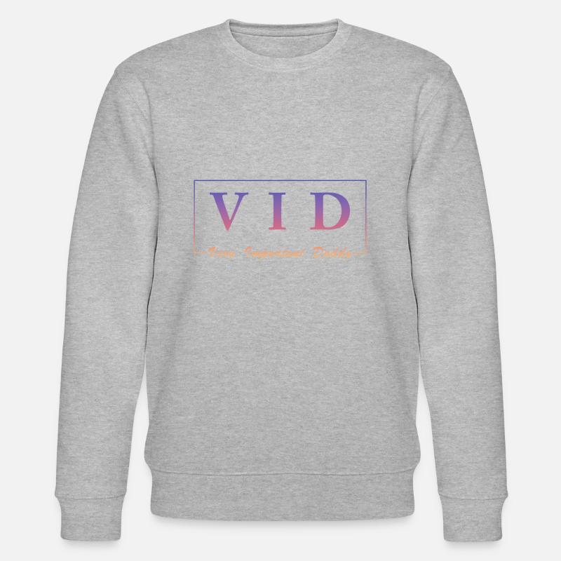 VID Very Important Daddy - Stanley/Stella Unisex Bio-Sweatshirt CHANGER - Grau meliert