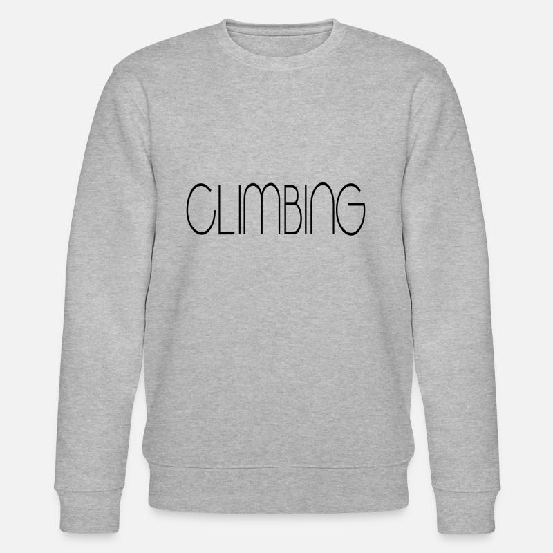 climbing - Stanley/Stella Unisex Bio-Sweatshirt CHANGER  - Grau meliert