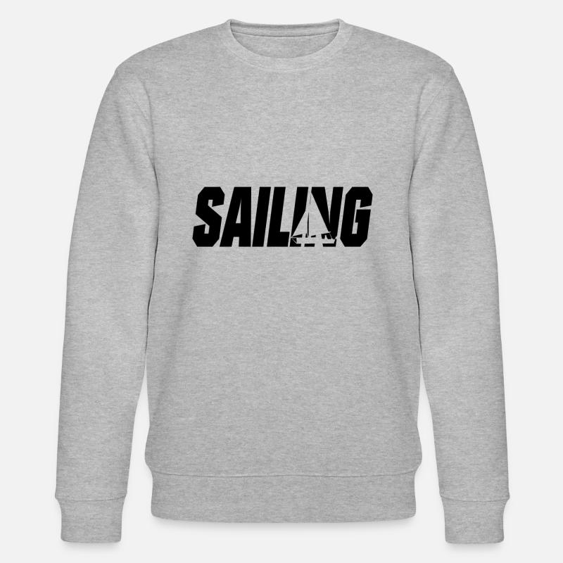 Sailing - Stanley/Stella Unisex Bio-Sweatshirt CHANGER  - Grau meliert