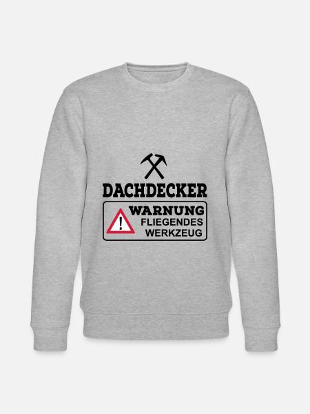 Dachdecker - Stanley/Stella Unisex Bio-Sweatshirt CHANGER - Grau meliert