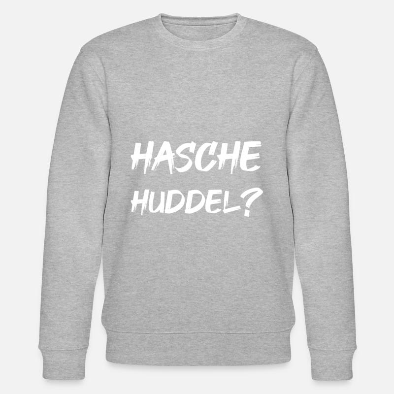 Hasche Huddel? - Stanley/Stella Unisex Bio-Sweatshirt CHANGER  - Grau meliert