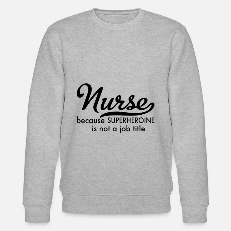 Infirmière - Sweat bio CHANGER Stanley/Stella Unisexe - gris chiné