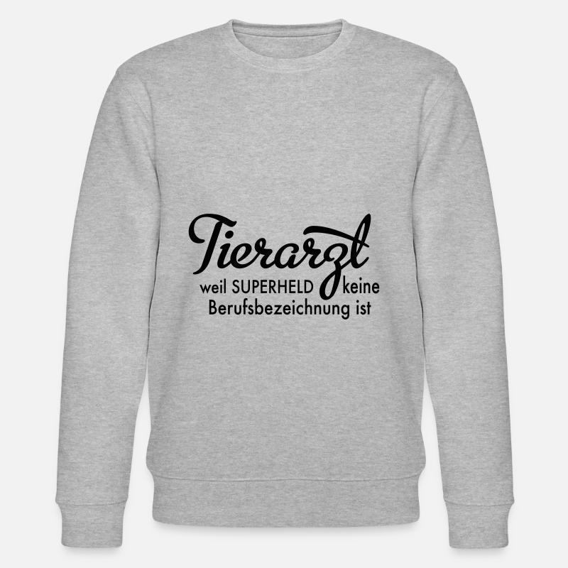 Tierarzt - Stanley/Stella Unisex Bio-Sweatshirt CHANGER  - Grau meliert