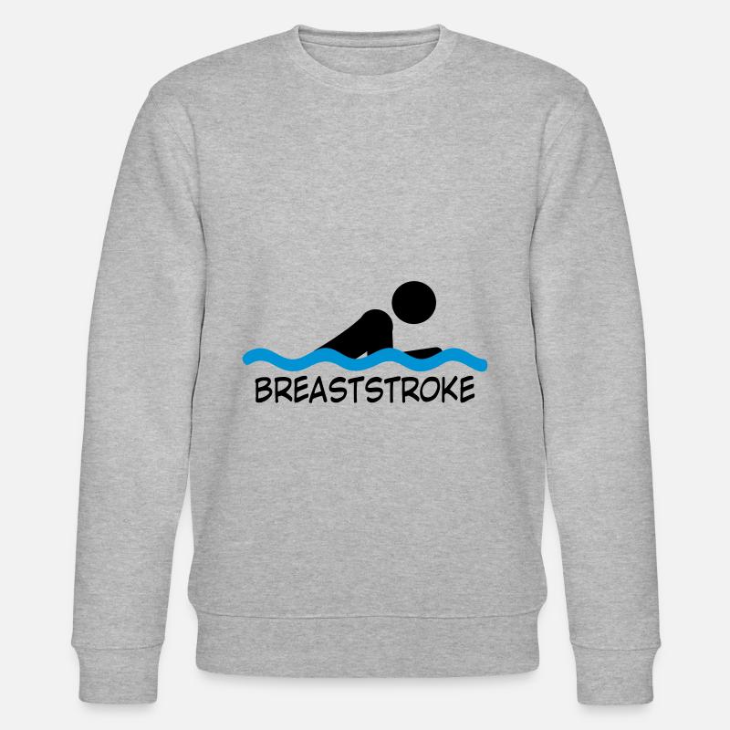 schwimmen - Stanley/Stella Unisex Bio-Sweatshirt CHANGER  - Grau meliert