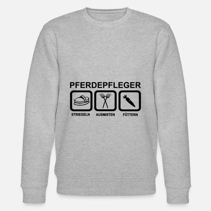 Pferdepfleger - Stanley/Stella Unisex Bio-Sweatshirt CHANGER  - Grau meliert