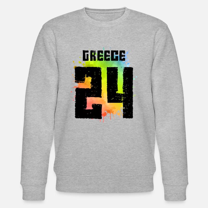 Grèce 24 Chemise 2024 - Sweat bio CHANGER Stanley/Stella Unisexe - gris chiné