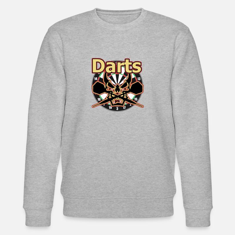 fléchettes - Sweat bio CHANGER Stanley/Stella Unisexe - gris chiné