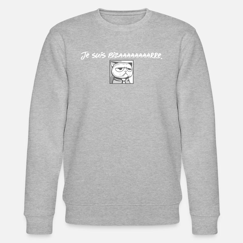 Je suis bizarre - Sweat bio CHANGER Stanley/Stella Unisexe - gris chiné
