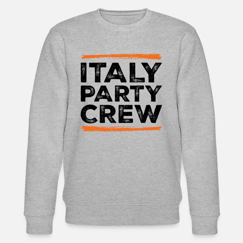 Équipe de fête en Italie - Sweat bio CHANGER Stanley/Stella Unisexe - gris chiné