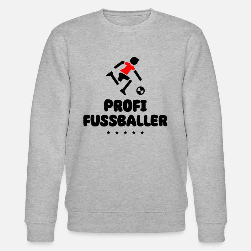 Fussball Profi - Stanley/Stella Unisex Bio-Sweatshirt CHANGER  - Grau meliert
