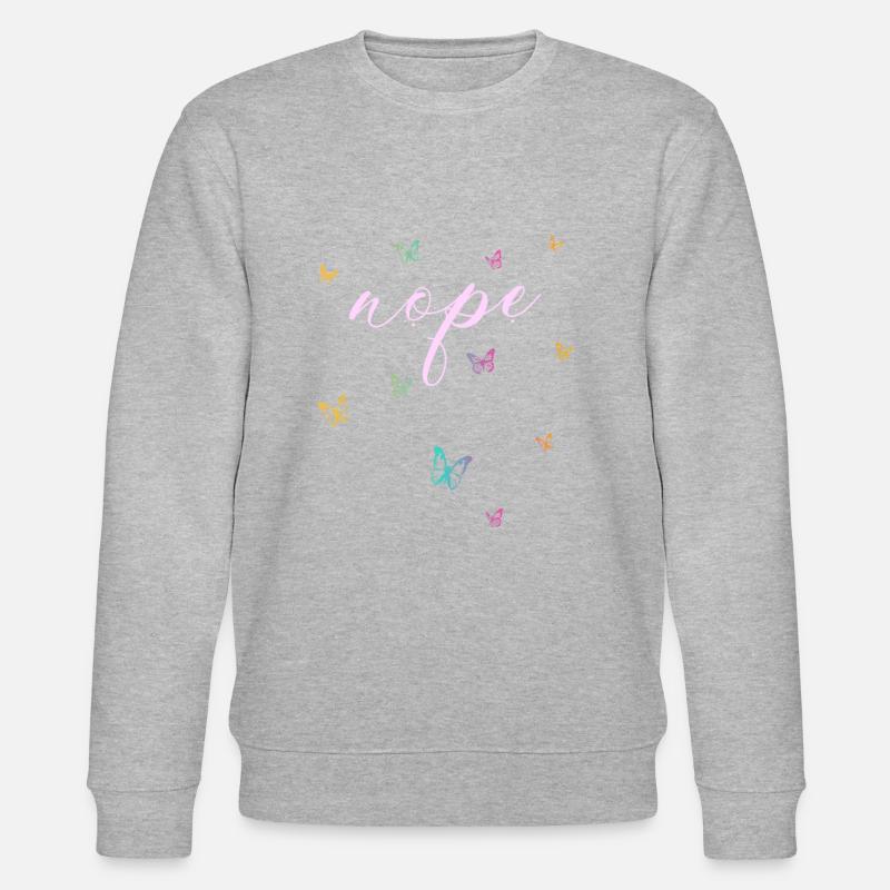 Nope - Dites simplement non! - Sweat bio CHANGER Stanley/Stella Unisexe - gris chiné
