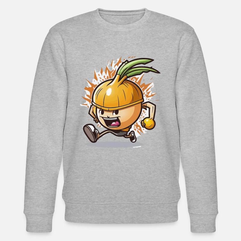 Le Sprint de l’oignon - Sweat bio CHANGER Stanley/Stella Unisexe - gris chiné