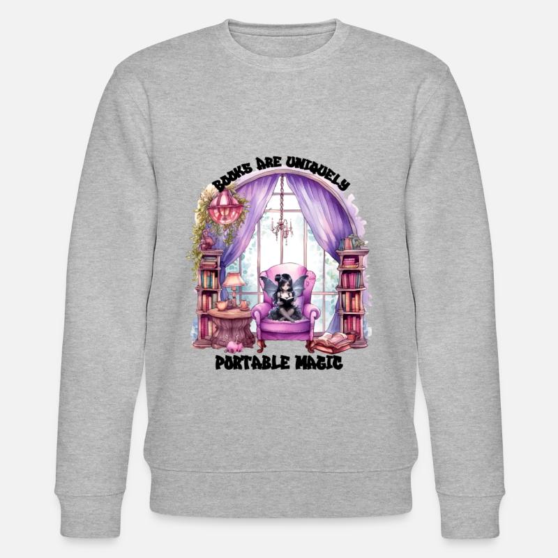 Portablemagic - Stanley/Stella Unisex Bio-Sweatshirt CHANGER  - Grau meliert