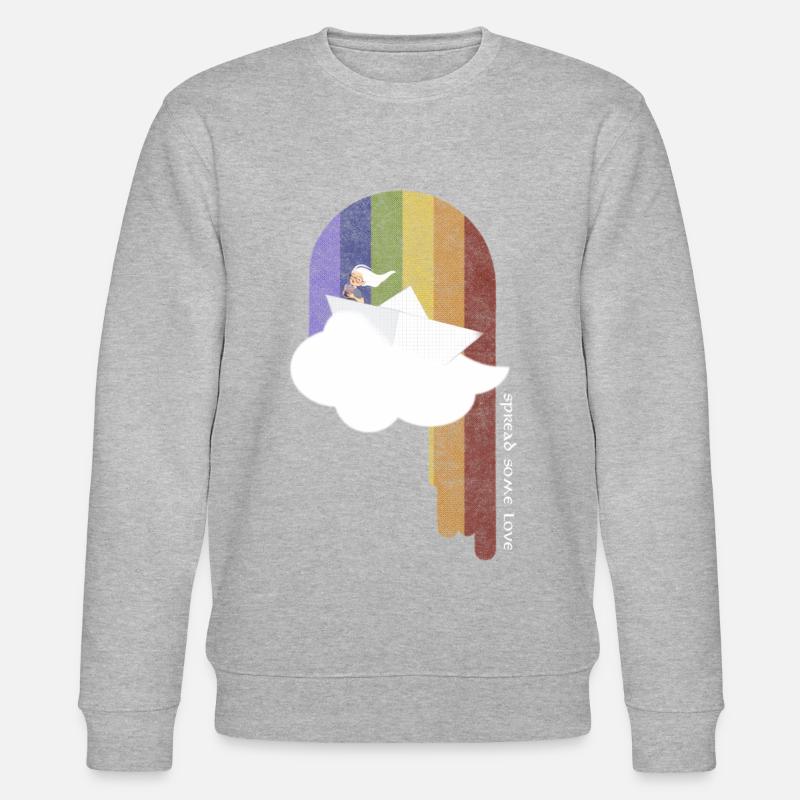 Rainbow - Stanley/Stella CHANGER Unisex Organic Sweatshirt - heather grey