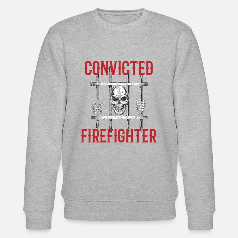 Convicted Firefighter - Stanley/Stella Unisex Bio-Sweatshirt CHANGER - Grau meliert