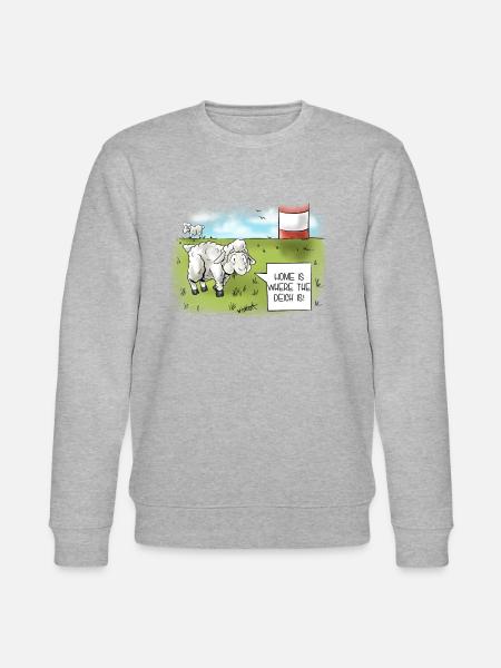 Deichschaf - Stanley/Stella Unisex Bio-Sweatshirt CHANGER - Grau meliert