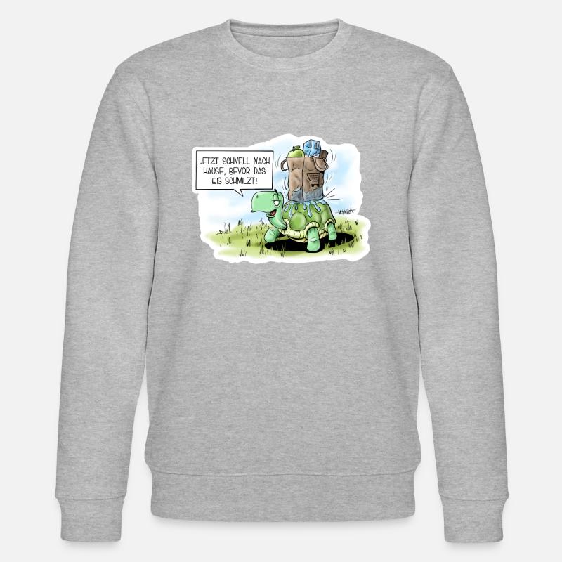 Langsame Einkäufe - Stanley/Stella Unisex Bio-Sweatshirt CHANGER - Grau meliert
